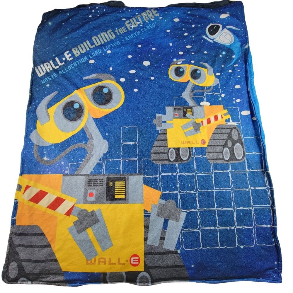 Disney Pixar Wall-E and Eve Youth Sleeping Bag Blanket Blue Multicolor  Axiom